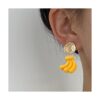 20pcs resina plátano encantos fruta alimentos encanto