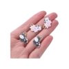 20pcs Esmalte Vaca Encantos Colgantes Encantos Animal
