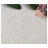 20pcs DIY acrílico transparente en blanco medio corazón_1