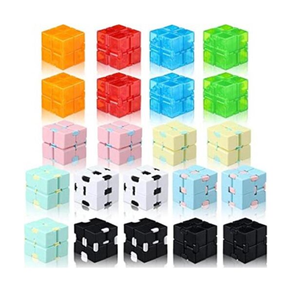 22 piezas de cubo de juguete para la ansiedad cubo de