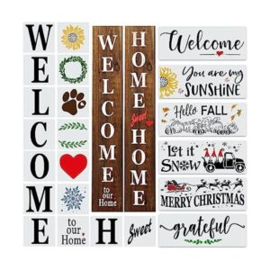 22 plantillas de bienvenida de letras grandes para pintar