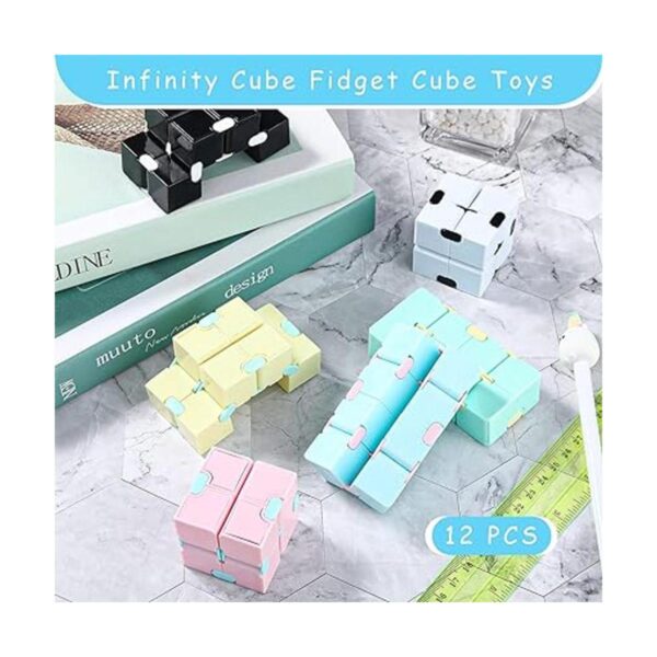 22 piezas de cubo de juguete para la ansiedad cubo de