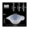 23 piezas de silicona molde taza dispensadores mini taza