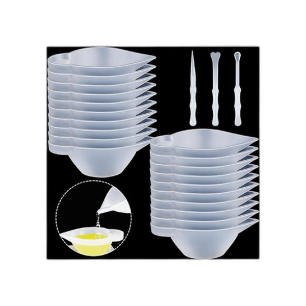 23 piezas de silicona molde taza dispensadores mini taza