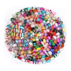 223 cuentas de cristal de agujero grande para hacer joyas_1