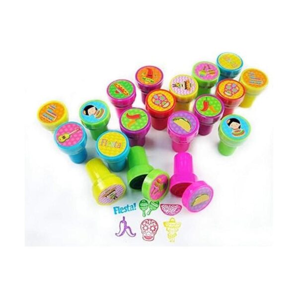 24 Pcs Fiesta Stampers para niños_2