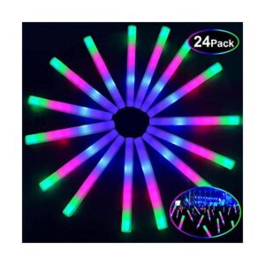 24 Pcs Giant 16 Inch Foam Glow Sticks New Years Eve Party_1