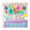 24 abanicos de papel colgantes para decoración de borlas_4