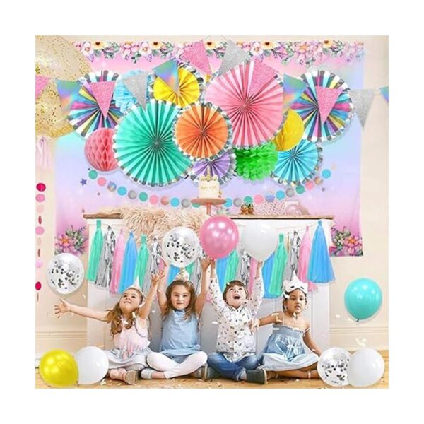 24 abanicos de papel colgantes para decoración de borlas_6