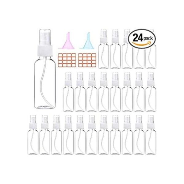 24 botellas de aerosol de 2 onzas 1.9 fl oz botellas de
