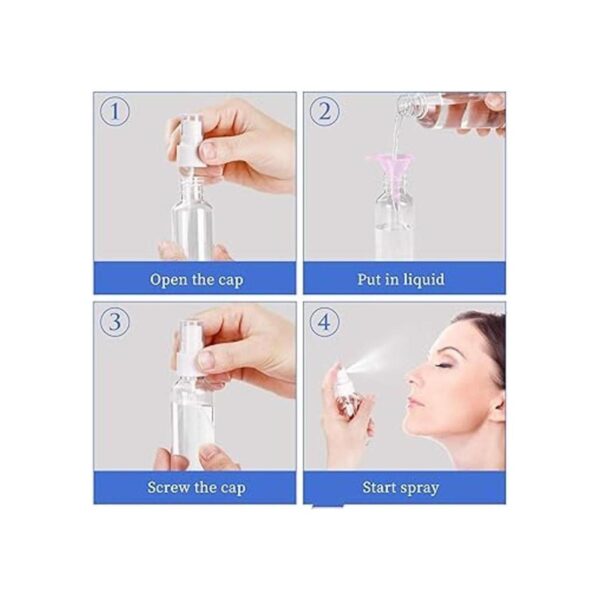 24 botellas de aerosol de 2 onzas 1.9 fl oz botellas de