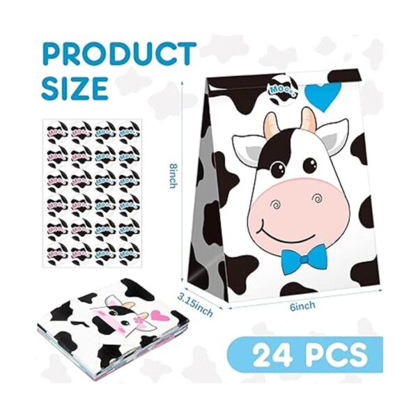 24 bolsas de regalo para fiesta de vaca bolsa de regalo_2
