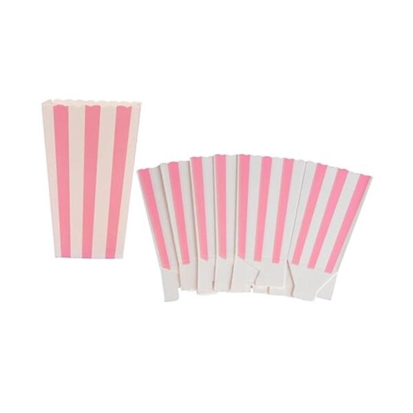 24 cajas de papel a rayas para palomitas de maíz para_5