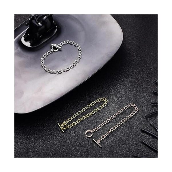 24 cadenas de pulsera con cierre de palanca OT de