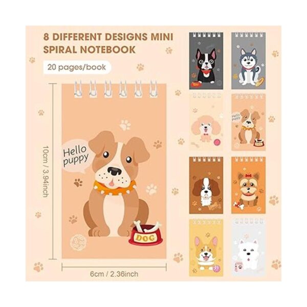 24 cuadernos pequeños con temática de perro recuerdos de_2