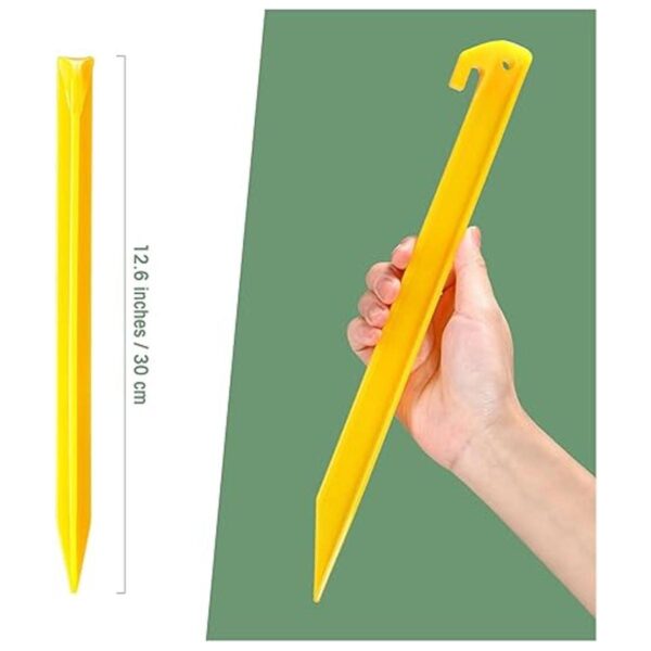 24 estacas de plástico para tienda de campaña estacas_2