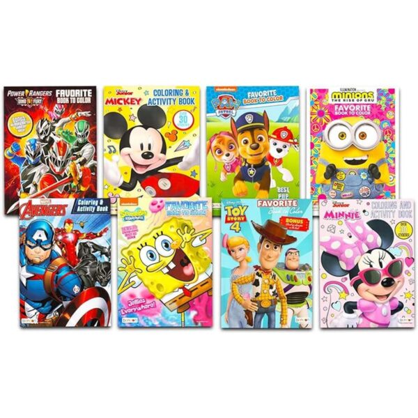 24 libros para colorear a granel para niños de 4 a 8 años_3
