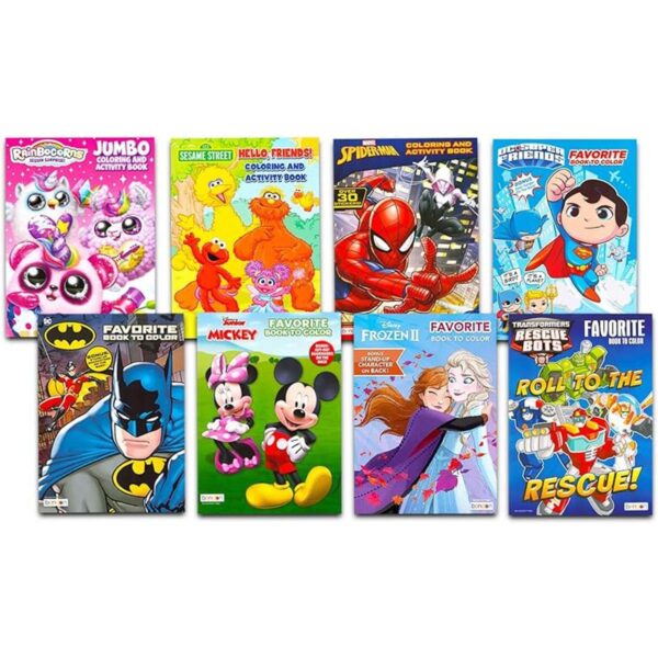24 libros para colorear a granel para niños de 4 a 8 años_2