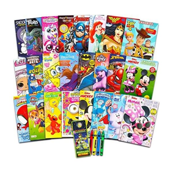 24 libros para colorear a granel para niños pequeños de 2