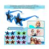 24 pares de gafas de sol con estrellas de neón para niños_2
