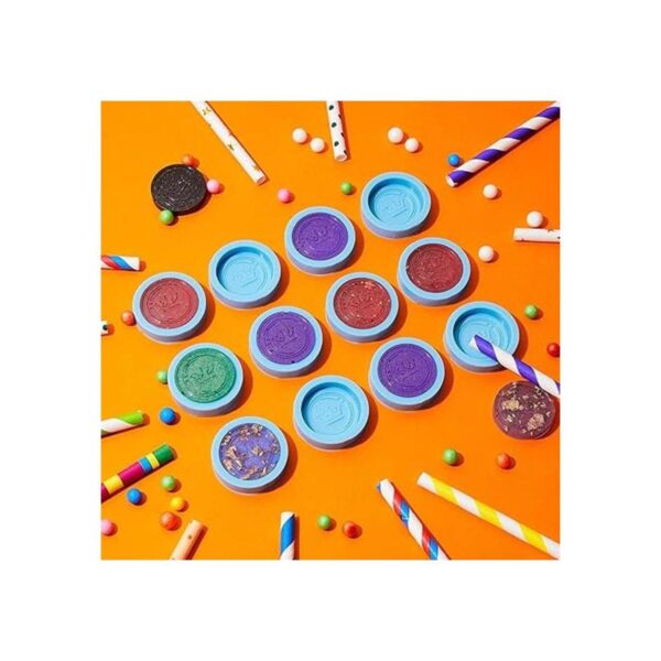 24 piezas Checker Resina Moldes de Silicona Damas Epoxy