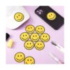 24 parches de cara sonriente para planchar en color