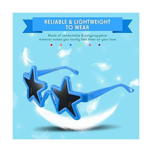 24 pares de gafas de sol con estrellas de neón para niños_4