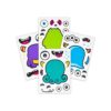24 pegatinas Make A Monster para niños Monster Themed_1