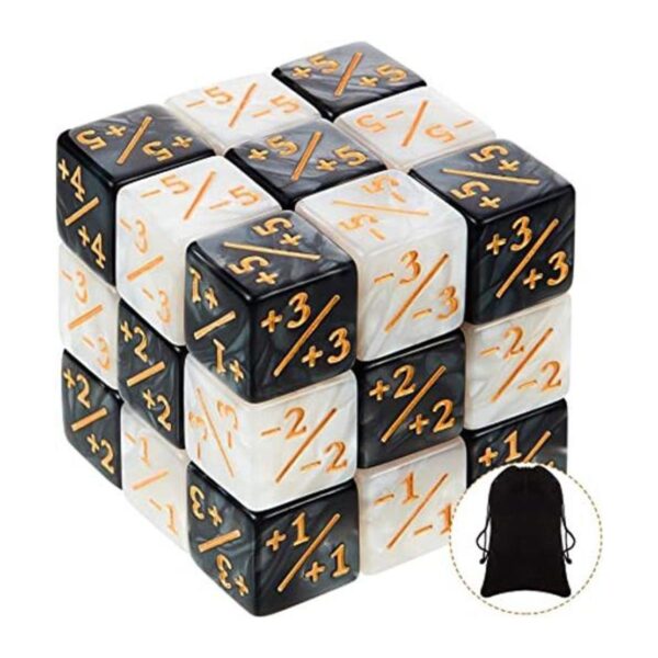 24 piezas de dados contadores de fichas dados de lealtad_1