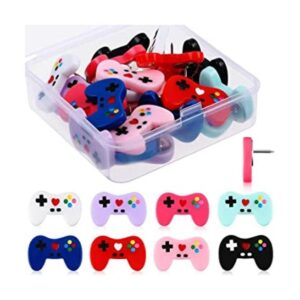 24 piezas de controlador de juego decorativo chinchetas_1