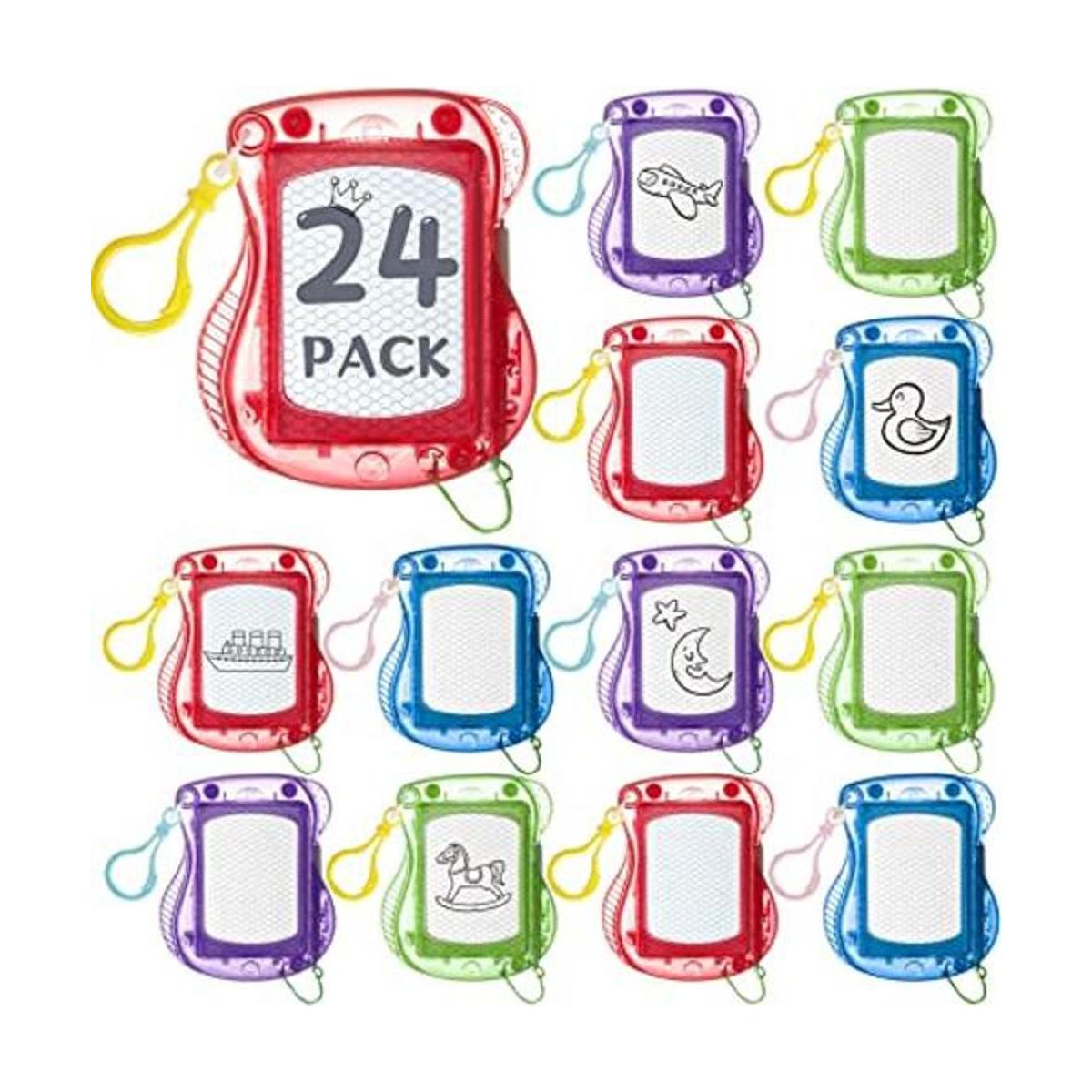 24 piezas de mini tableros magnéticos de dibujo tablero