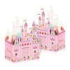 24 piezas de recuerdos de fiesta de castillo caja de oro_1
