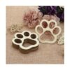 24 recortes de madera en forma de pata para perros y gatos