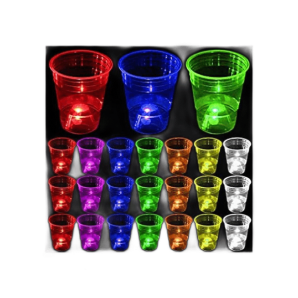 24 tazas de fiesta brillantes de 16 onzas para suministros_1