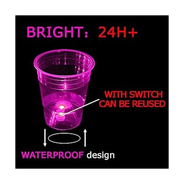 24 tazas de fiesta brillantes de 16 onzas para suministros_2
