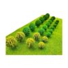 24pcs Mini Modelo rboles Arbusto Mixto rboles Vegetación
