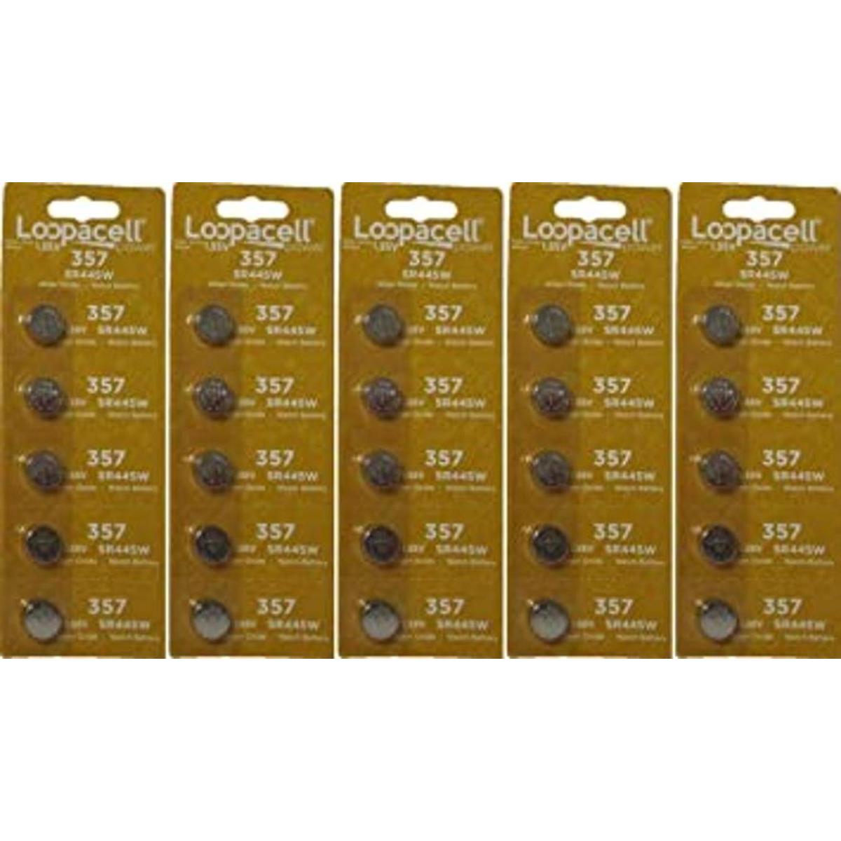 25 LOOPACELL SR44 W SR44 357 V357 1131SO óxido de plata
