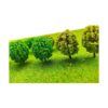 24pcs Mini Modelo rboles Arbusto Mixto rboles Vegetación