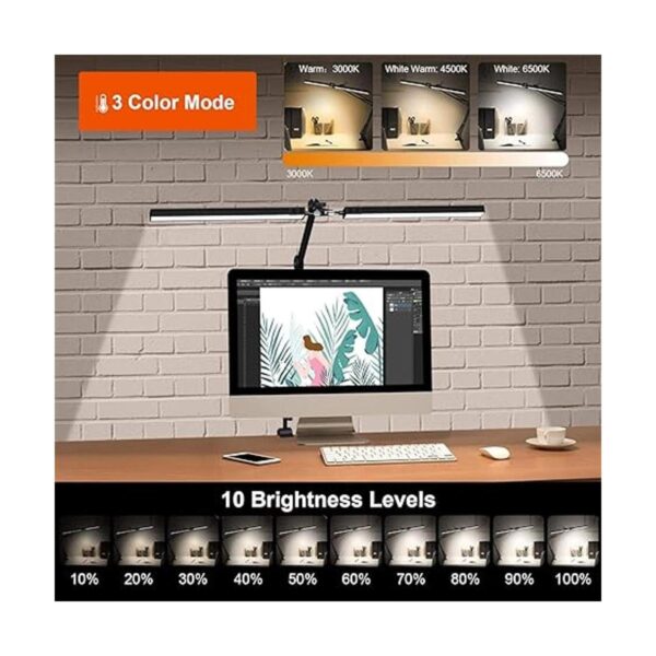 24W Desk Lamps for Home Office Bright Tall Desk Lamp with_3