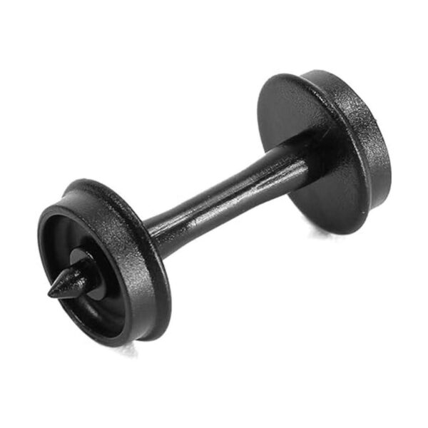 24pcs POM plástico 33 ruedas para modelo tren 187 HO