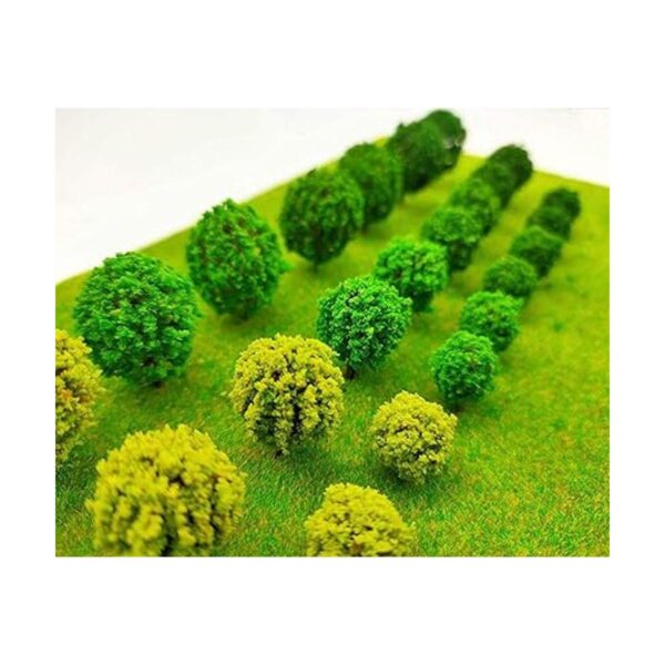 24pcs Mini Modelo rboles Arbusto Mixto rboles Vegetación