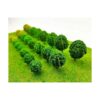 24pcs Mini Modelo rboles Arbusto Mixto rboles Vegetación