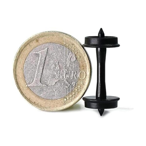 24pcs POM plástico 33 ruedas para modelo tren 187 HO