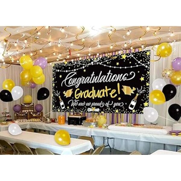 25 decoraciones de fiesta de graduación 2022 Guirnalda_3