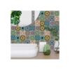 25 calcomanías de azulejos estilo mandala 4 x 4 pulgadas