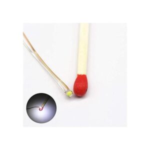25 cables presoldados Micro Litz con cable blanco SMD LED_1