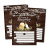 25 invitaciones de ducha de bebé Coed Sprinkle invitar_1