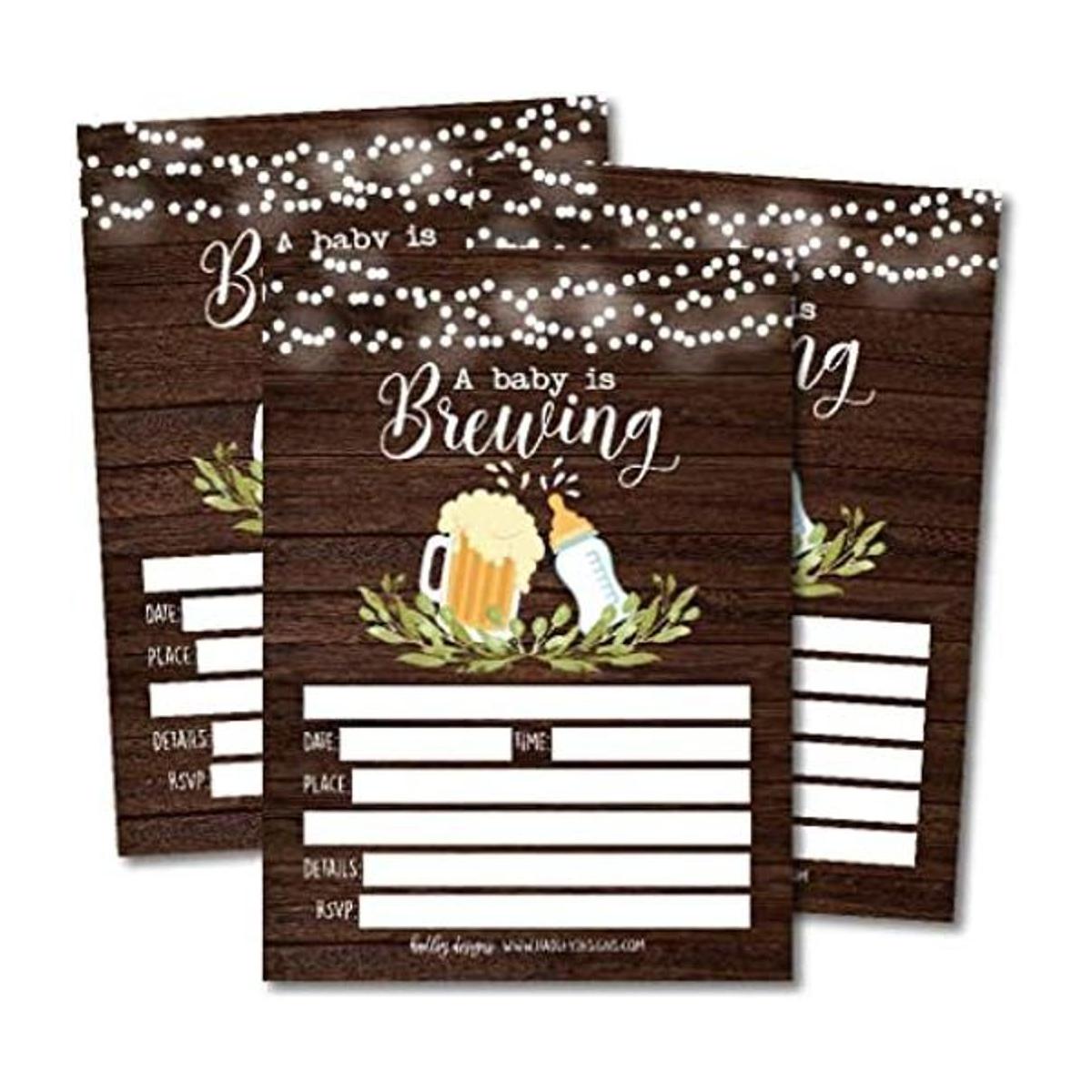 25 invitaciones de ducha de bebé Coed Sprinkle invitar
