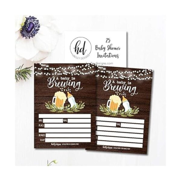 25 invitaciones de ducha de bebé Coed Sprinkle invitar_4