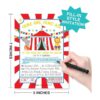 25 invitaciones de fiesta de cumpleaños para niños con
